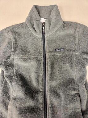 Columbia Full-Zip Fleece Jacket Gray XS